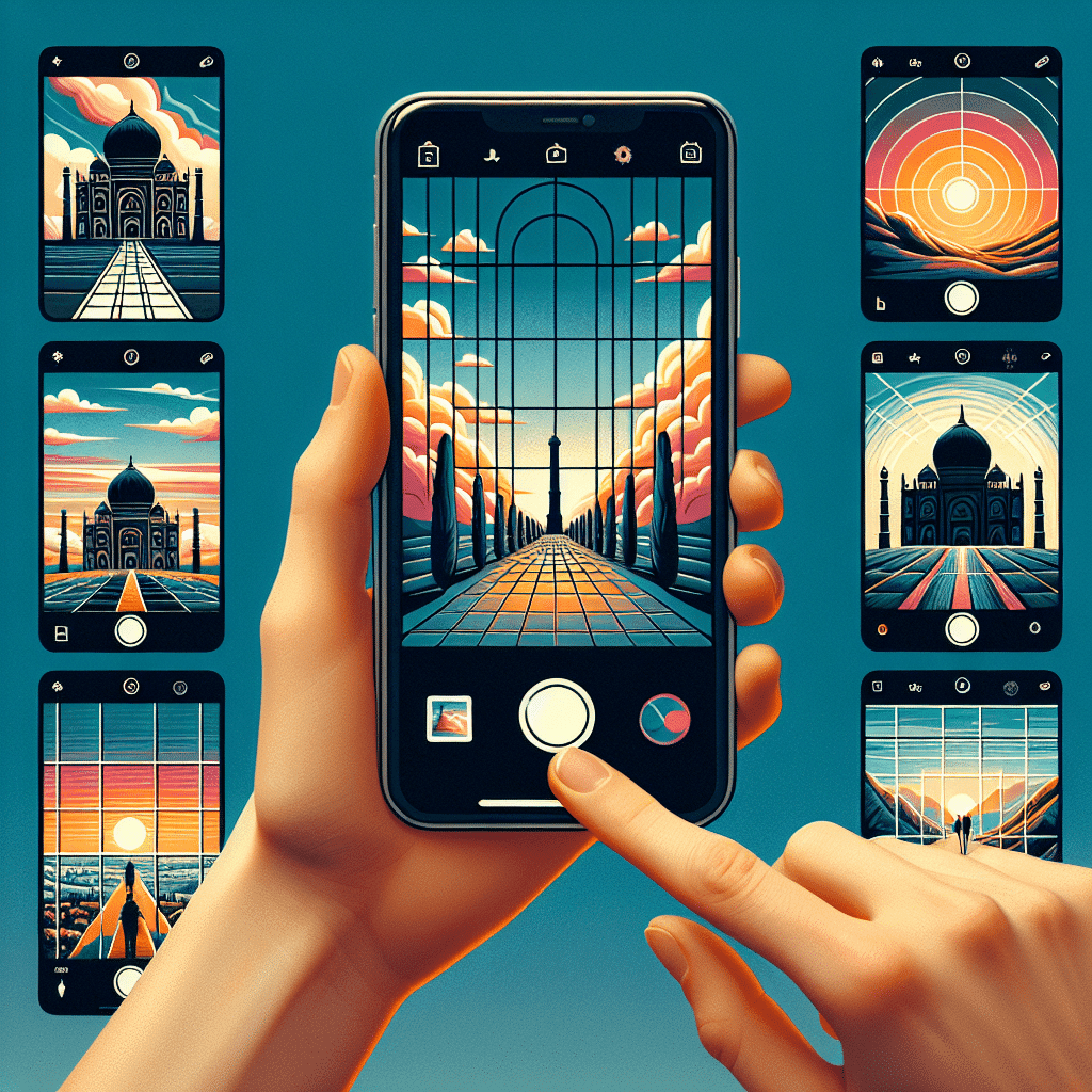 creative framing techniques for phone photos