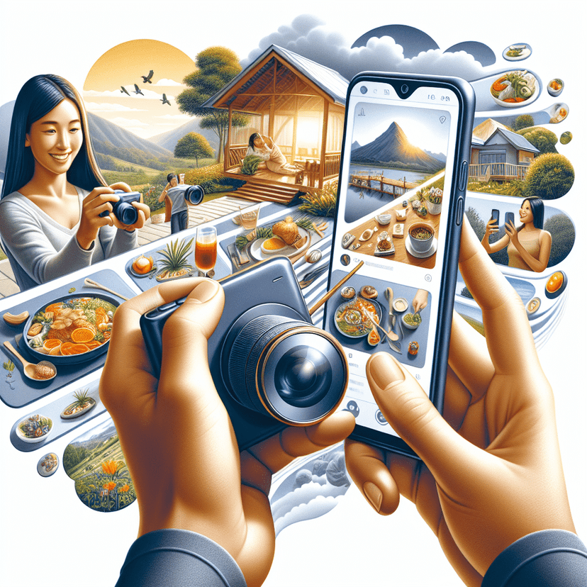 smartphone photography composition for social media